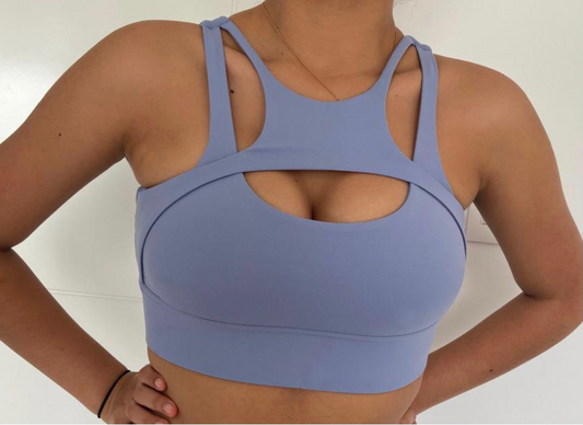 Bra Top Sophia Celeste Steel - High support