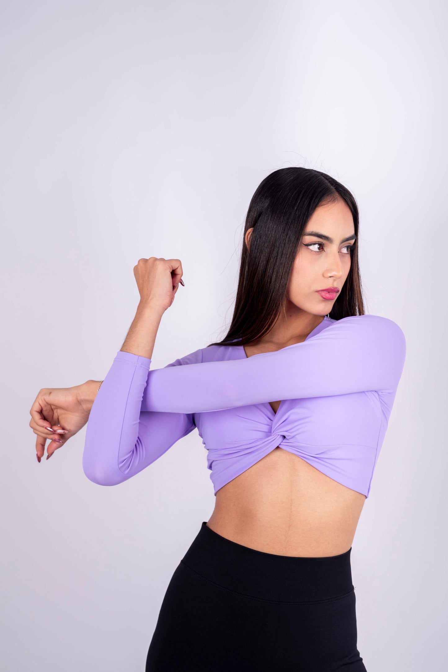 Crop Top Sexy - Morado