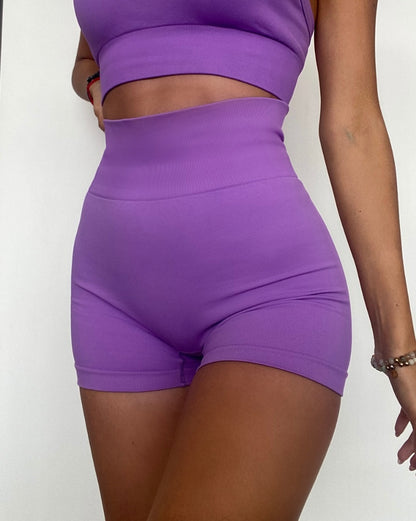 Mandy Lilac Mini Shorts