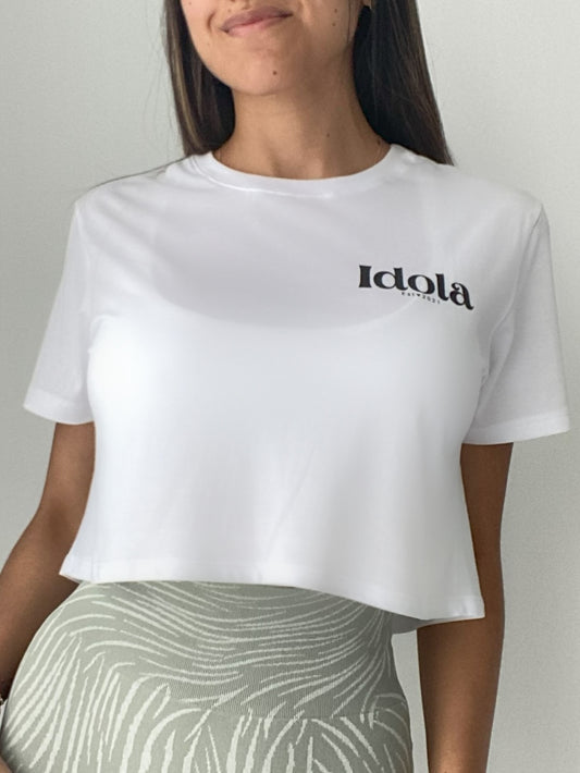 Crop top Blanco 100% Algodón