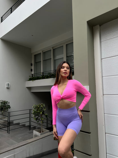 Crop Top Sexy - Fucsia