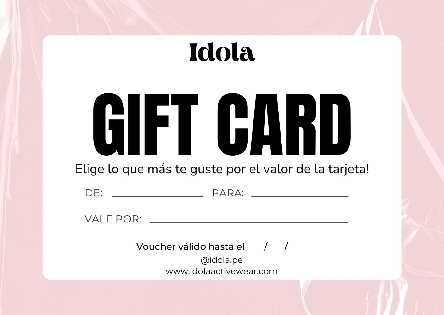 GIFT CARD DIGITAL 🎁